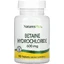 Бетаїну гідрохлорид Natures Plus Betaine Hydrochloride 600 мг, 90 таблеток