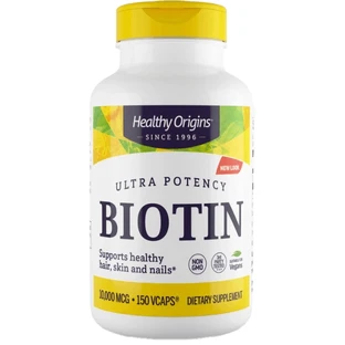 Біотин Healthy Origins Biotin 10000 мкг, 150 капсул