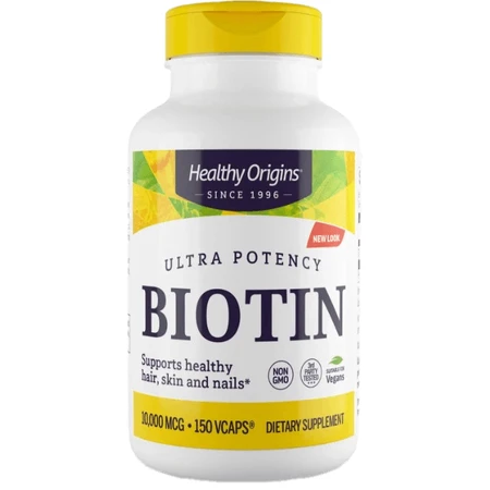 Біотин Healthy Origins Biotin 10000 мкг, 150 капсул: ціни та характеристики