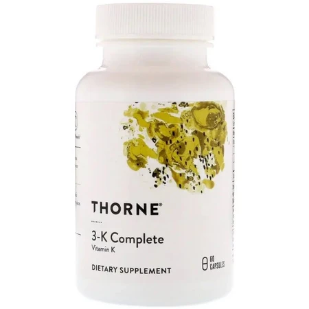 Вітамін 3-К Thorne 3-K Complete, 60 капсул: ціни та характеристики