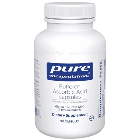 Буферизированная Аскорбиновая Кислота Витамин С Pure Encapsulations Buffered Ascorbic Acid, 90 капсул: цены и характеристики
