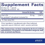 Вітамін B6 (Піридоксаль-5-Фосфат) Pure Encapsulations P5P 50 (vitamin B6), для підтримки метаболізму, 180 капсул: ціни та характеристики