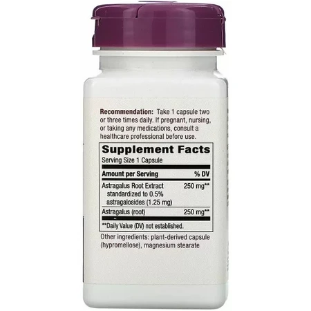 Астрагал Nature's Way Astragalus, стандартизированный, 60 капсул: цены и характеристики