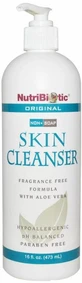 Гель для душу NutriBiotic Skin Cleanser, без мыла, без запаха, 473 мл