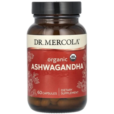 Ашваганда Dr. Mercola Ashwaganda, органік, 60 капсул: ціни та характеристики