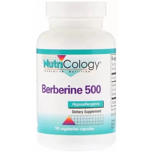 Берберин Nutricology Berberine 500,  90 вегетарианских капсул