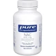 NAC (N-ацетилцистеїн) Pure Encapsulations n-acetyl-l-cysteine 600 мг, підтримка дихальної функції, утворення глутатіону і детоксикації,  180 капсул
