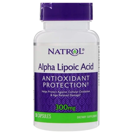 Альфа-липоевая кислота Natrol Alpha Lipoic Acid 300 мг, 50 капсул: цены и характеристики