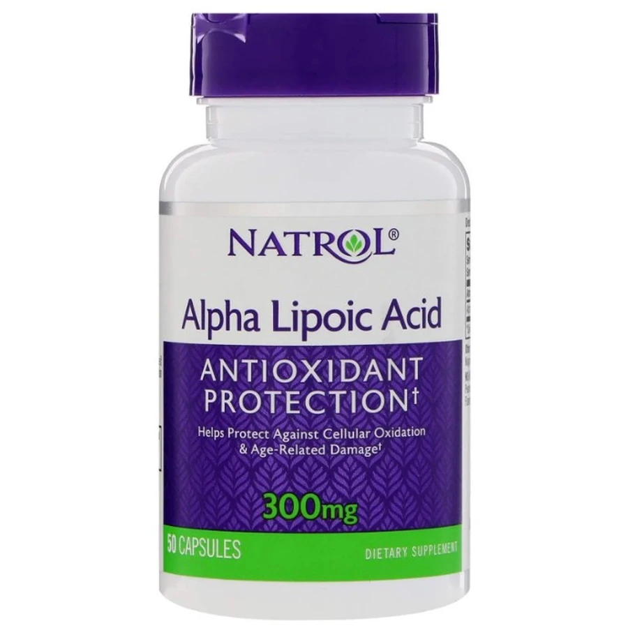 Альфа-липоевая кислота Natrol Alpha Lipoic Acid 300 мг, 50 капсул: цены и характеристики