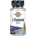 L-теанин KAL L-Theanine 25 мг, со вкусом ананаса, 120 микротаблеток: цены и характеристики