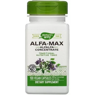 Альфальфа (Люцерна) Макс Nature's Way Alfa-Max  840 мг,  концентрат, 100 капсул