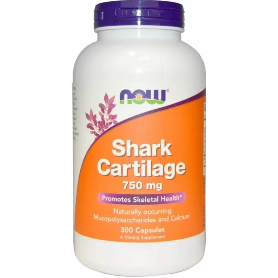 Акулій хрящ Now Foods Shark Cartilage 750 мг, 300 капсул: ціни та характеристики