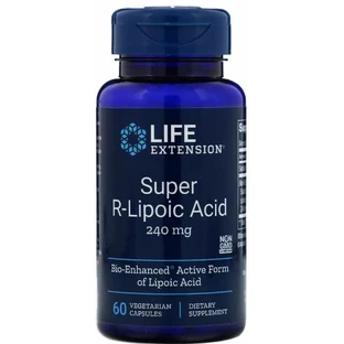 R ліпоєва кислота Life Extension R-Lipoic Acid 240 мг, 60 капсул