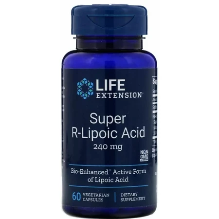 R липоевая кислота Life Extension R-Lipoic Acid 240 мг, 60 капсул: цены и характеристики