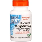 R ліпоєва кислота Doctor's Best R-Lipoic Acid 200 мг, 60 капсул: ціни та характеристики