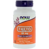  7-кето Дегідроепіандростерон Now Foods 7-KETO 25 мг, 90 вегетаріанських капсул