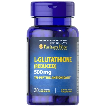 Глютатион Puritan's Pride L-Glutathione, 30 капсул: цены и характеристики
