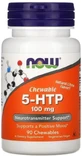 5-HTP (5-гідрокситриптофан) Now Foods5-HTP 100 мг, цитрусовий смак, 90 жувальних таблеток