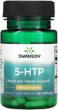 5-НТР (L-5 гідрокситриптофан) Swanson 5-HTP 50 мг, 60 капсул