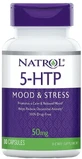 5-гидрокситриптофан Natrol 5-HTP 50 мг, 30 капсул