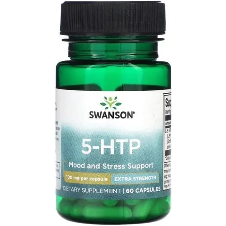 5-НТР Экстра сила Swanson 5-HTP 100 мг, 60 капсул: цены и характеристики