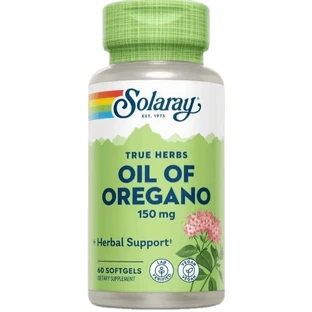 Масло орегано Solaray Oil of Oregano 150 мг, 60 капсул