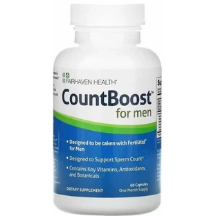 Репродуктивне здоров'я чоловіків Fairhaven Health CountBoost, 60 капсул