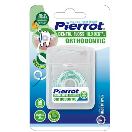 Зубная нить с направителем Pierrot Ortho Dental Floss Ref.51(супер-флосс), 50 м: цены и характеристики