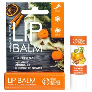 Бальзам для губ Colour Intense Mandarin and Cinnamon Lip Balm Увлажнение и защита, Мандарин и корица, 5 г
