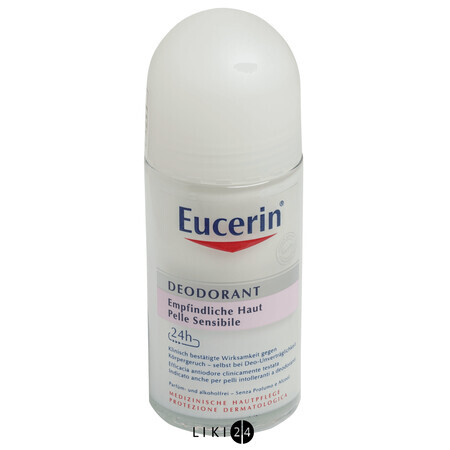 Антиперспірант роликовий Eucerin 24 години захисту для гіперчутливої і схильної до алергічних реакцій шкіри 50 мл