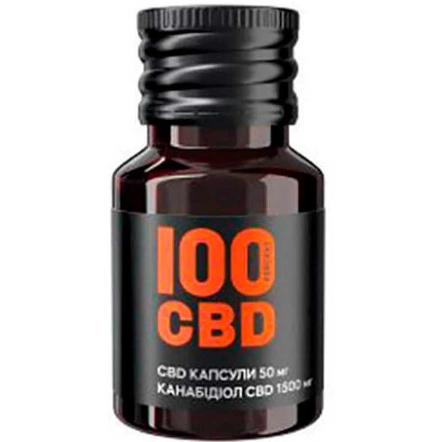 Канабидиол 100% CBD 1500 мг мягкие желатиновые капсулы по 50 мг во флаконе №30: цены и характеристики