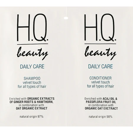 Набор пробников для всех типов волос H.Q.Beauty Daily Care шампунь 10 мл + кондиционер для ежедневного ухода 10 мл: цены и характеристики