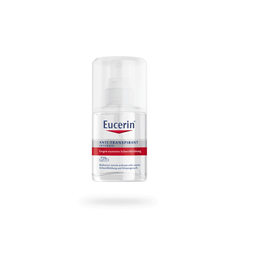 Антиперспирант-спрей Eucerin 72 часа защиты против чрезмерного потоотделения 30 мл: цены и характеристики