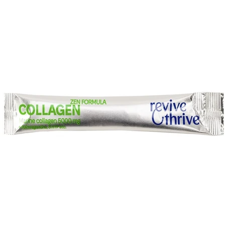 Коллаген Дзен Revive & Thrive раствор питьевой комплексного действия морской коллаген со вкусом клубники для уменьшения стресса, спокойного сна в стиках по 20 мл 30 шт: цены и характеристики