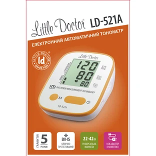 Тонометр Little Doctor модель LD-521A автоматический + адаптер