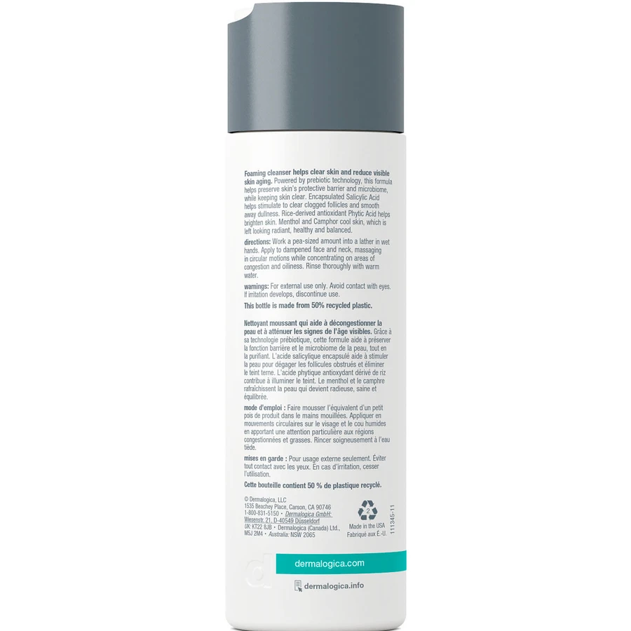 Засіб для очищення проблемної шкіри обличчя Dermalogica Clearing Skin Wash, 250 мл: ціни та характеристики