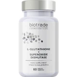 Антиоксидантний комплекс Biotrade для омолодження і проти пігментації з L-глутатіон та супероксиддисмутаза таблетки, 60 шт.