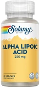 Альфа-ліпоєва кислота Solaray Alpha Lipoic Acid 250 мг капсули флакон 60 шт.