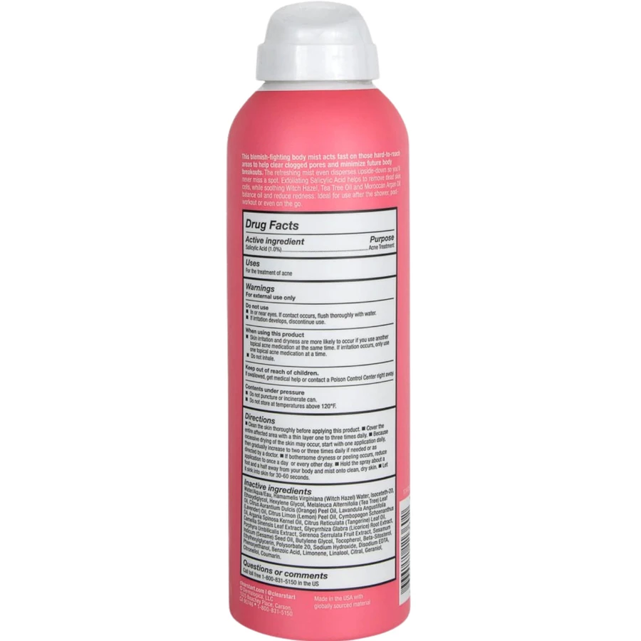 Спрей для тела Dermalogica Clear Start Clarifying Body Spray против высыпаний и акне, 177 мл: цены и характеристики