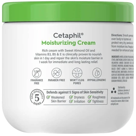 Крем для тіла Cetaphil Body Cream Tub банка, 450 г: ціни та характеристики