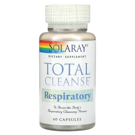 Комплекс Solaray Total Cleanse Respiratory для очищения органов дыхания, 60 шт.: цены и характеристики