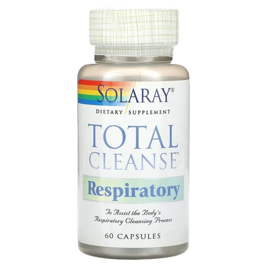 Комплекс Solaray Total Cleanse Respiratory для очищения органов дыхания, 60 шт.: цены и характеристики