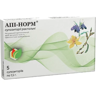 АПИ-НОРМ супозитории ректальные №5
