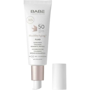 Флюид для лица Babe Laboratorios Healthy Aging солнцезащитный с Anti-Age эффектом SPF 50, 40 мл