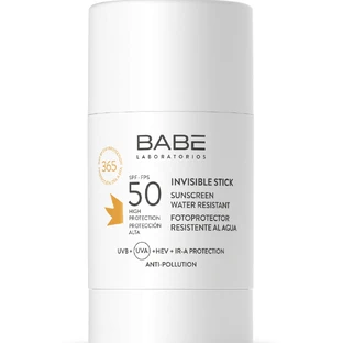 Стик для лица и тела Babe Laboratorios невидимый прозрачный прозрачный SPF 50, 30 г
