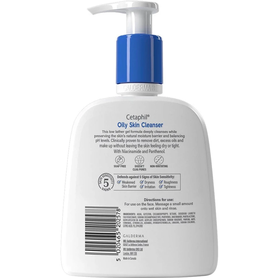 Засіб для очищення жирної шкіри Cetaphil Oily Skin Cleanser, 236 мл: ціни та характеристики