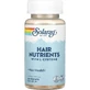 Живильні речовини для волосся Solaray Hair Nutrients для підтримки здоров'я волосся та загального стану здоров'я капсули, 60 шт.