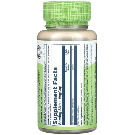 Ягоди Со Пальметто Solaray Saw Palmetto Berry 580 мг капсули для здоров'я сечовивідних шляхів флакон, 50 шт.: ціни та характеристики