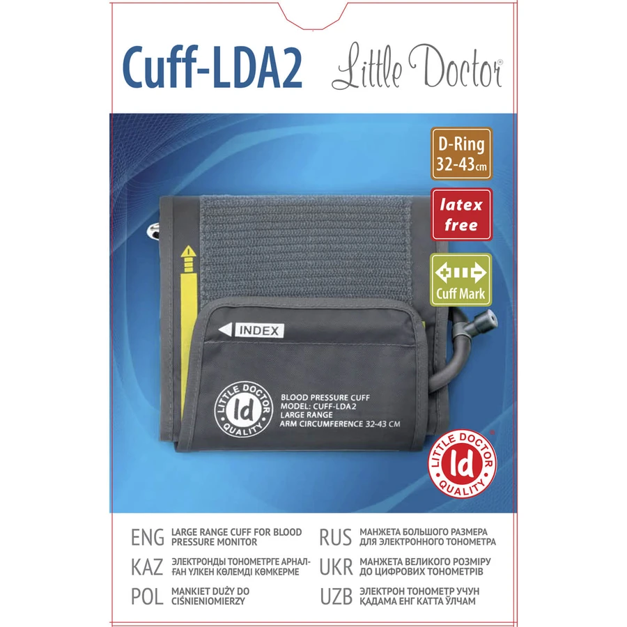 Манжета для тонометра Little Doctor увеличенная модель Cuff-LDA2, размер 32-43 см : цены и характеристики