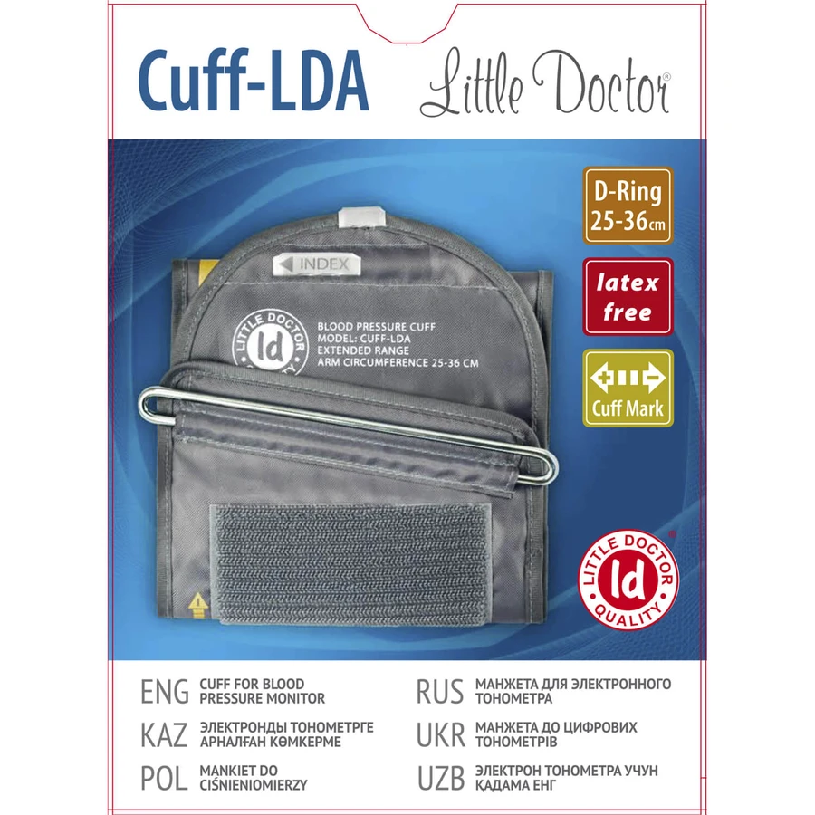 Манжета для тонометра Little Doctor модель Cuff-LDA размер 25-36 см стандартная : цены и характеристики